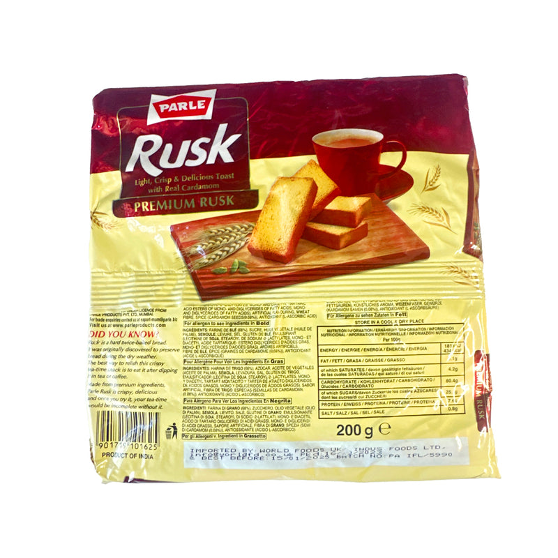 PARLE ELAICHI RUSK  200G