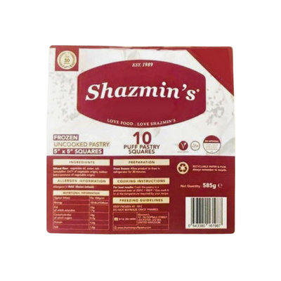  Shazmine Frozen Puff Pastry 5" (10pcs)