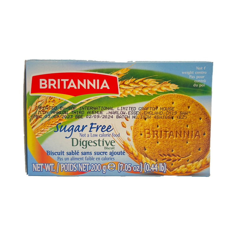 BRITANNIA SUGAR FREE DIGESTIVE 200G