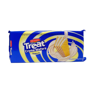 BRITANNIA TREAT WAFERS BISCUITS 150G - VANILLA