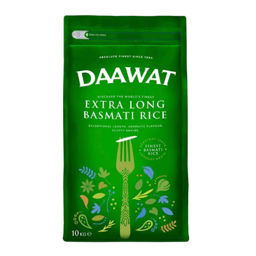 BUY DAAWAT EXTRA LONG BASMATI RICE ONLINE FROM LAKSHMI STORES, UK