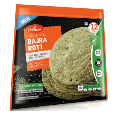 Buy Haldirams Frozen Bajra  Roti Online from Lakshmi Stores, Uk
 