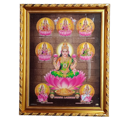 Buy hindu god photos ashta lakshmi photos Online in UK