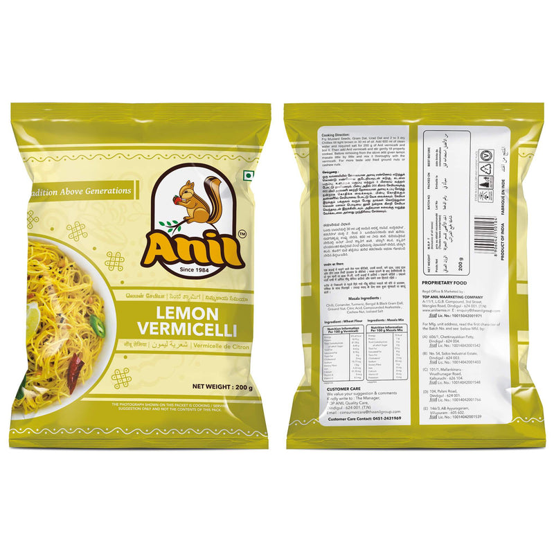 Buy ANIL VERMICELLI LEMON Online in UK