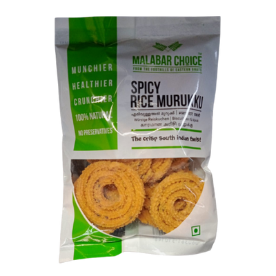 buy MALABAR CHOICE SPICY RICE MURUKKU online in UK