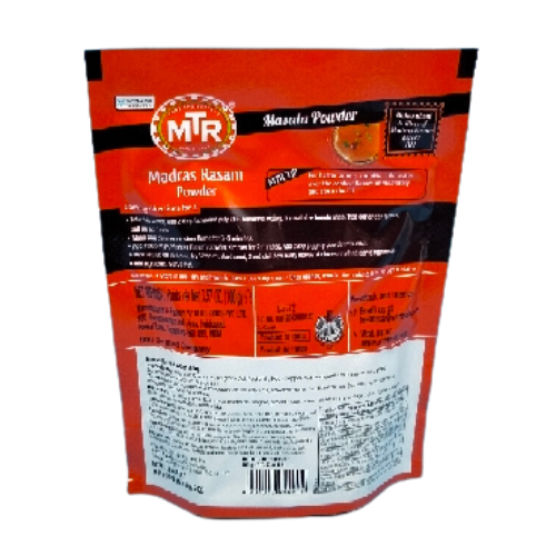 BUY MTR MADRAS RASAM POWDER ONLINE FROM LAKSHMI STORES, UK