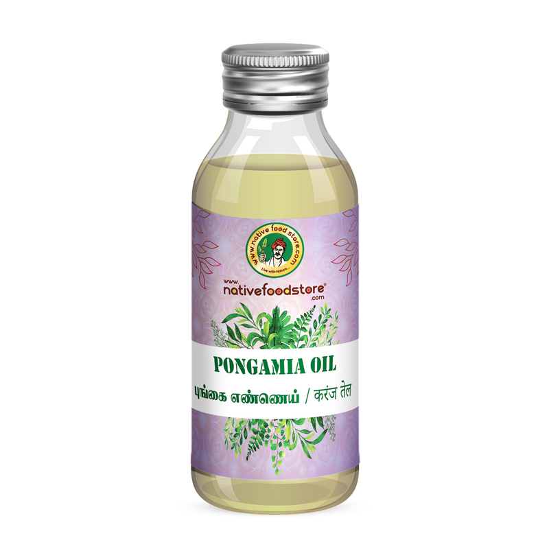 NATIVE FOOD STORE KARANJA OIL - PONGAMIA - (PUNGAI OIL) 100ML