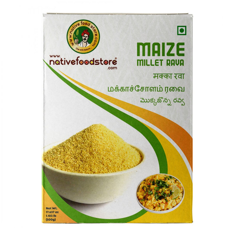 Buy native food store maize rava Online in UK