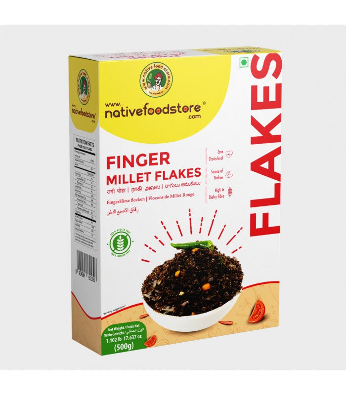 Buy native food store ragi finger millet flakes Online in UK