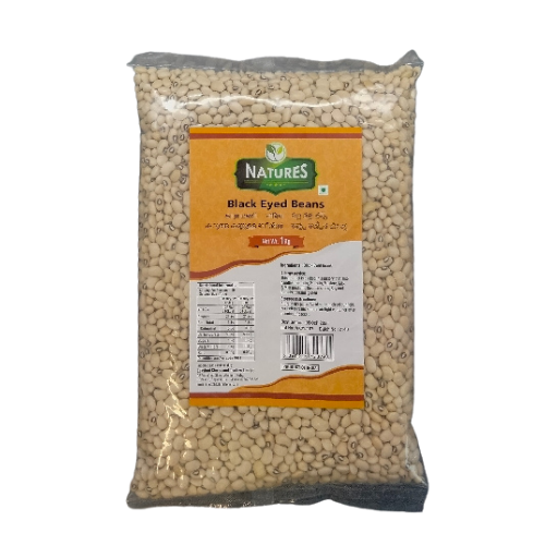 NATURES BLACK EYE BEANS 1KG