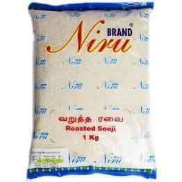 Buy NIRU ROASTED RAVA (SOOJI) - 1KG Online in UK