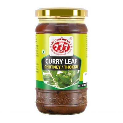 Buy 777 CURRY LEAF CHUTNEY/THOKKU Online in UK