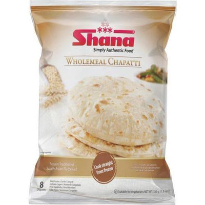 Buy SHANA FROZEN WHOLEMEAL CHAPATTI Online in UK