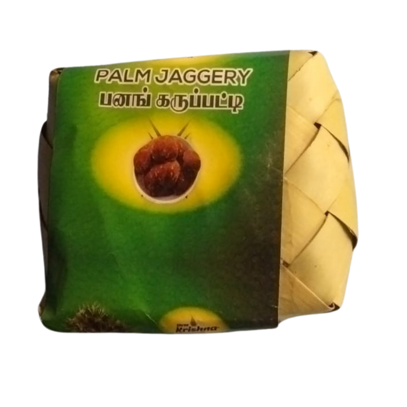 SHREE KRISHNA PALM JAGGERY (PALM LEAF COVERED) 500G