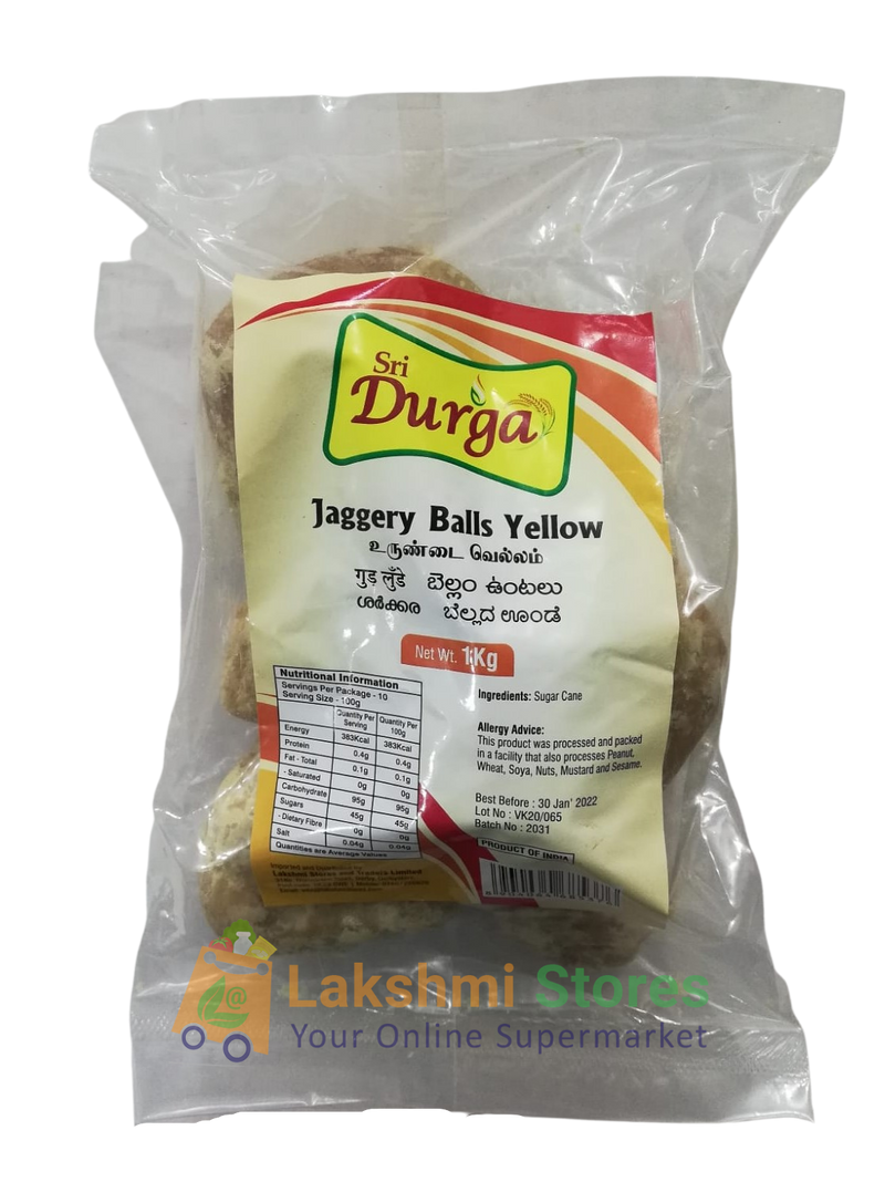 Buy Get SRI DURGA JAGGERY BALLS - YELLOW Online in UK