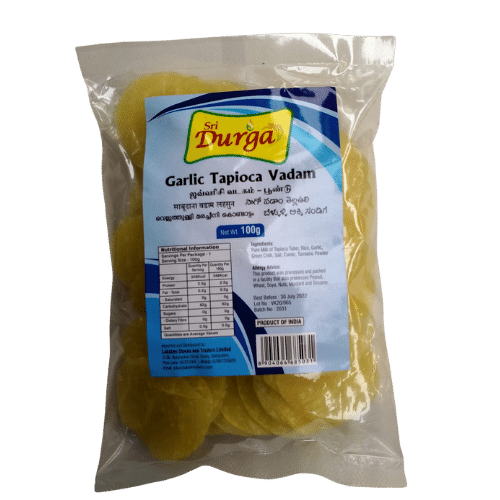 SRI DURGA GARLIC TAPIOCA VADAGAM 100G