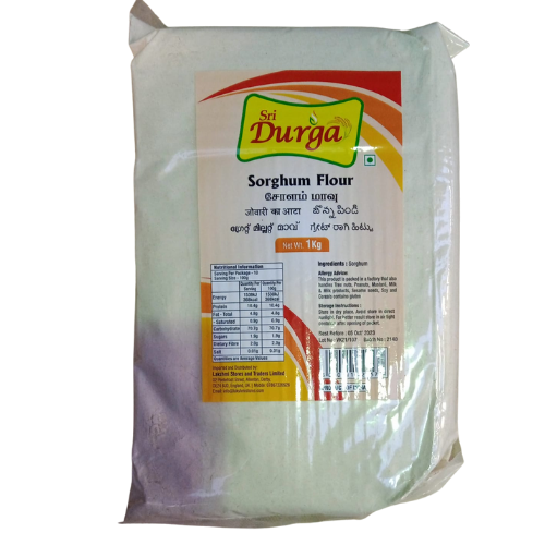 SRI DURGA MILLET FLOUR 1KG - CHOLAM (JUWAR - SORGHUM MILLET)