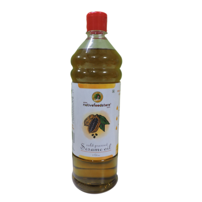 Buy COLD PRESSED SESAME OIL - GINGELLY (MARACHEKKU) Online in UK