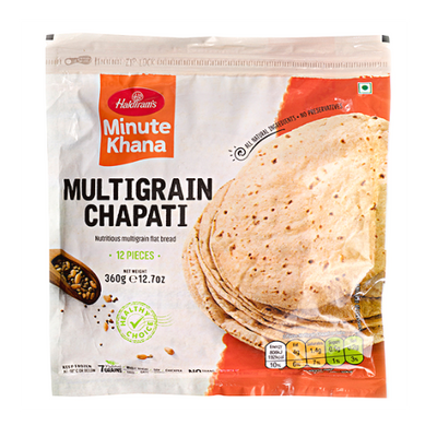 Buy Haldirams Frozen Multigrain Chapati from Lakshmi Stores, UK