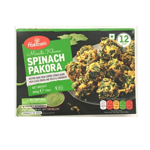 Buy Haldirams Frozen Spinach Pakoda from Lakshmi Stores, UK