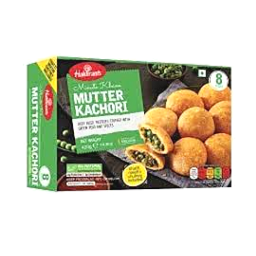 Buy Haldirams Frozen Mutter Kachori from Lakshmi Stores, UK