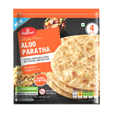 Buy Frozen Aloo Paratha Online, Haldiram's, Lakshmi Stores, UK
 